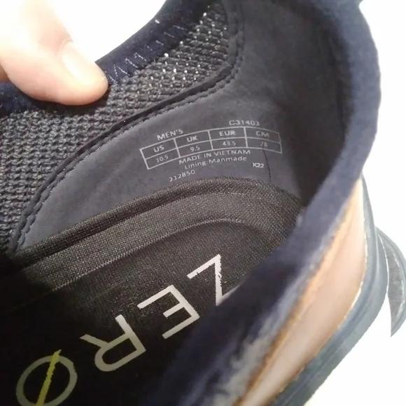 Cole Haan ZeroGrand Blue Stitchlite Comfort Oxford 10.5 - Picture 12 of 12